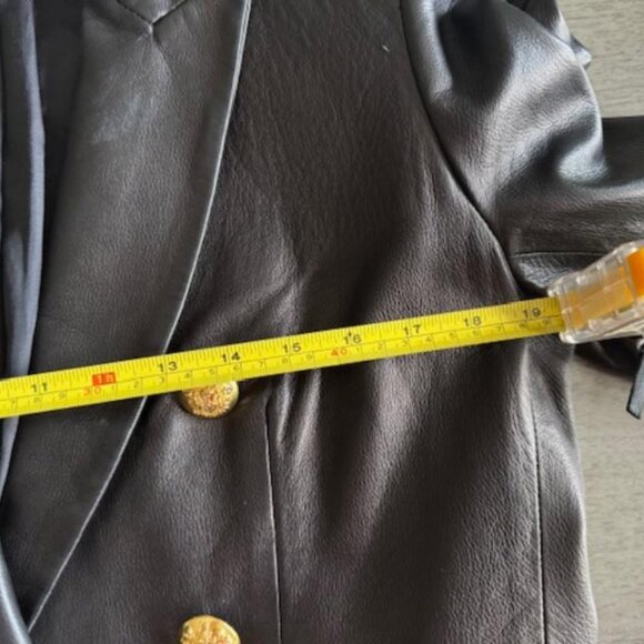 Veronica Beard Cooke Leather Blazer - Picture 8 of 8